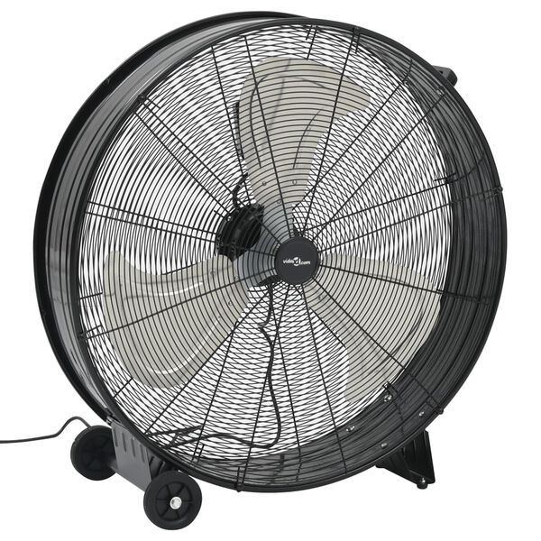 vidaXL Ανεμιστήρας Δαπέδου Επαγγελματικός Μαύρος 77 εκ. 187,7 W