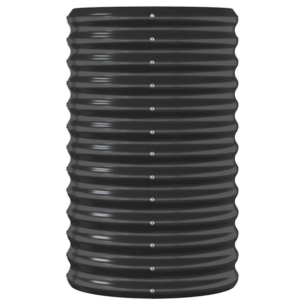 vidaXL Ζαρντινιέρα Ανθρακί 114x40x68 εκ Ατσάλι με Ηλεκτρ. Βαφή Πούδρας