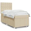 vidaXL &Kappa;&rho;&epsilon;&beta;ά&tau;&iota; Boxspring &mu;&epsilon; &Sigma;&tau;&rho;ώ&mu;&alpha; &Kappa;&rho;&epsilon;&mu; 90x200 &epsilon;&kappa;.&Upsilon;&phi;&alpha;&sigma;&mu;ά&tau;&iota;&nu;&omicron;