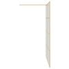 vidaXL Τοίχος Ντους Walk-in Χρυσό 140 x 195 cm σκληρυμένο γυαλί