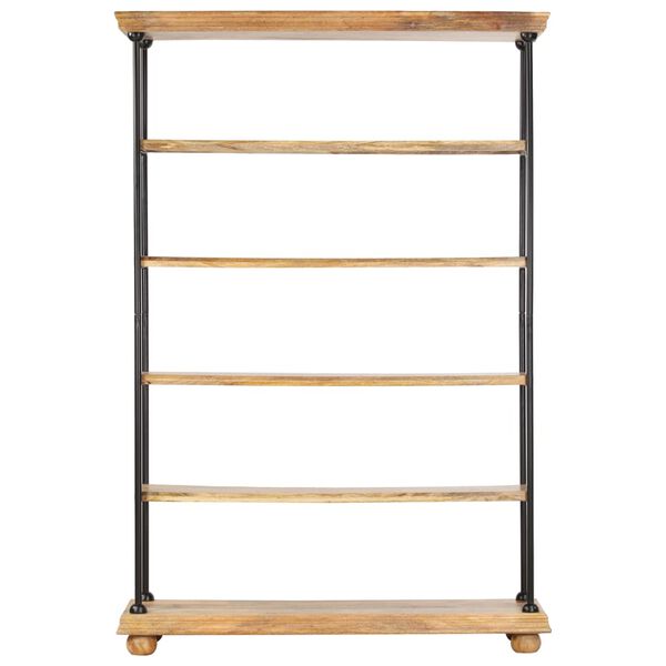 vidaXL &Beta;&iota;&beta;&lambda;&iota;&omicron;&theta;ή&kappa;&eta; &mu;&epsilon; 5 &Epsilon;&pi;ί&pi;&epsilon;&delta;&alpha; 120x35x180 &epsilon;&kappa;. &Mu;&alpha;&sigma;ί&phi; &Xi;ύ&lambda;&omicron; &Mu;ά&nu;&gamma;&kappa;&omicron;/&Alpha;&tau;&sigma;ά&lambda;&iota;