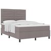 vidaXL &Kappa;&rho;&epsilon;&beta;ά&tau;&iota; &mu;&epsilon; &epsilon;&lambda;&alpha;&tau;ή&rho;&iota;&alpha; &mu;&epsilon; &sigma;&tau;&rho;ώ&mu;&alpha; Taupe 140 x 190 cm ύ&phi;&alpha;&sigma;&mu;&alpha;