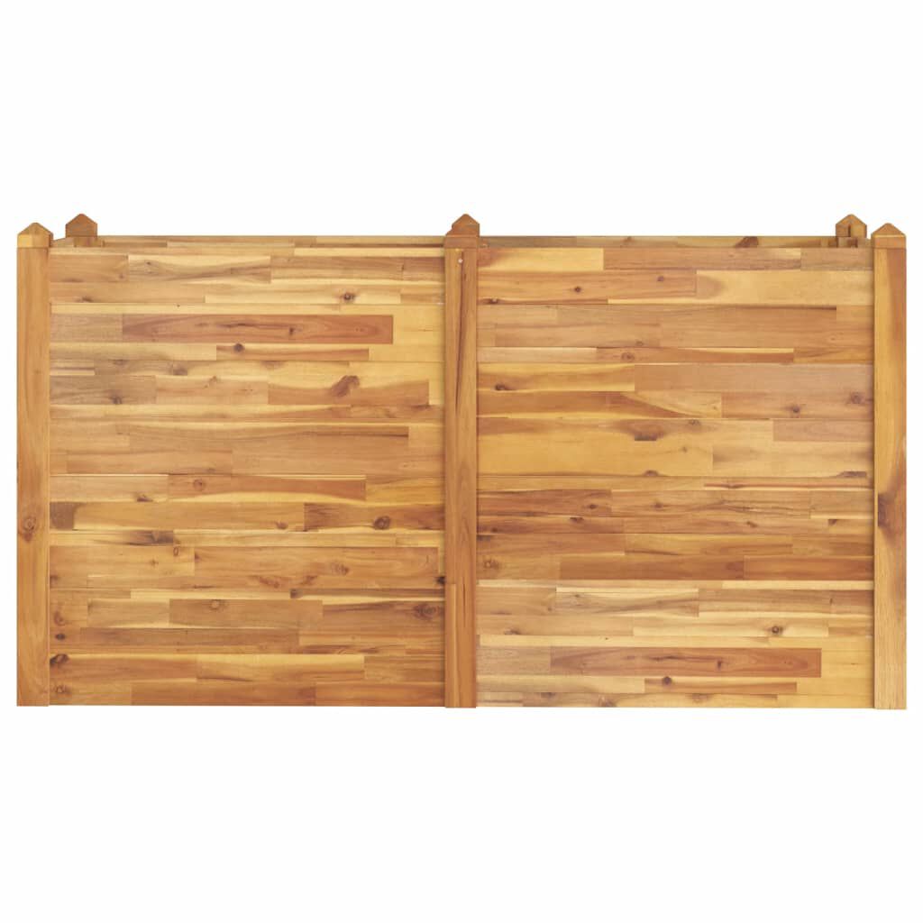 vidaXL Ζαρντινιέρα Υπερυψωμένη 160 x 60 x 84 εκ. Μασίφ Ξύλο Ακακίας