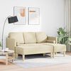 vidaXL Σετ Καναπέ 2 pcs Κρεμ 173 x 131 x 67 εκ ύφασμα