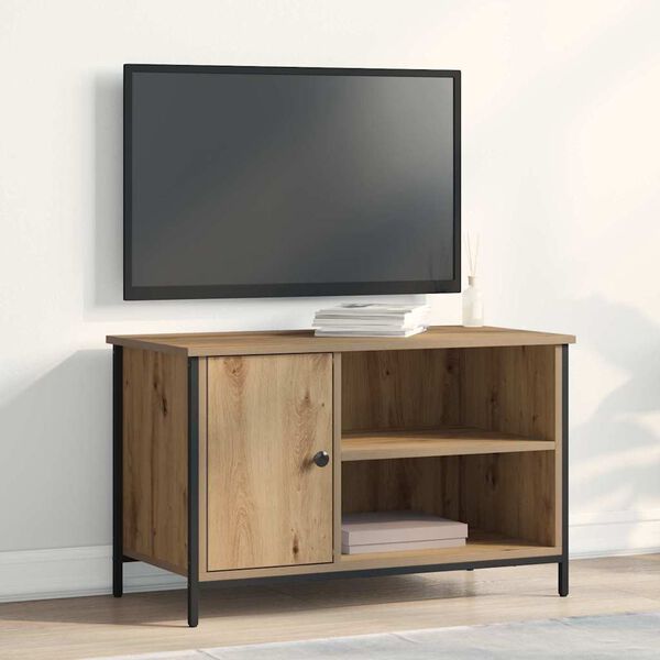 vidaXL Ντουλάπι TV artisan δρυς 80 x 40 x 50 cm Επεξεργασμένο ξύλο