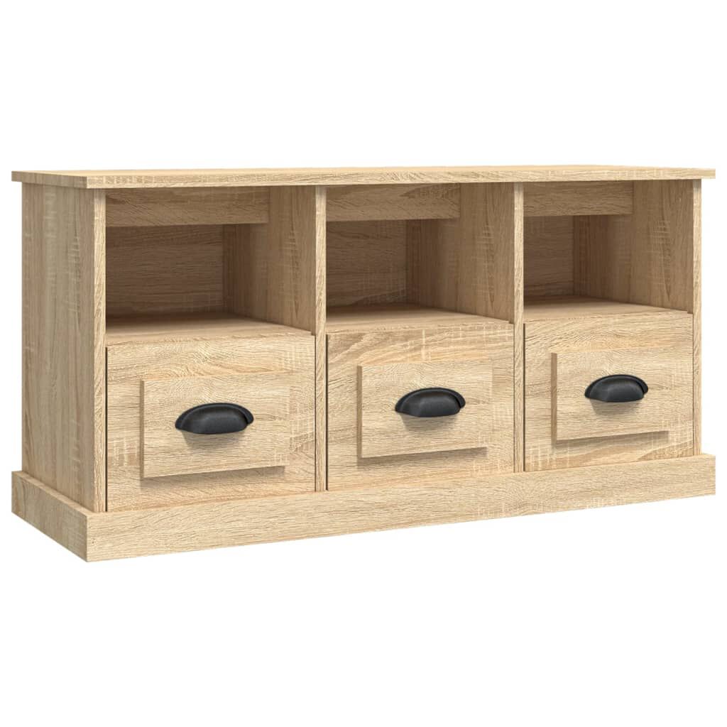 vidaXL Έπιπλο Τηλεόρασης Sonoma Δρυς 100x35x50 εκ. Επεξ. Ξύλο