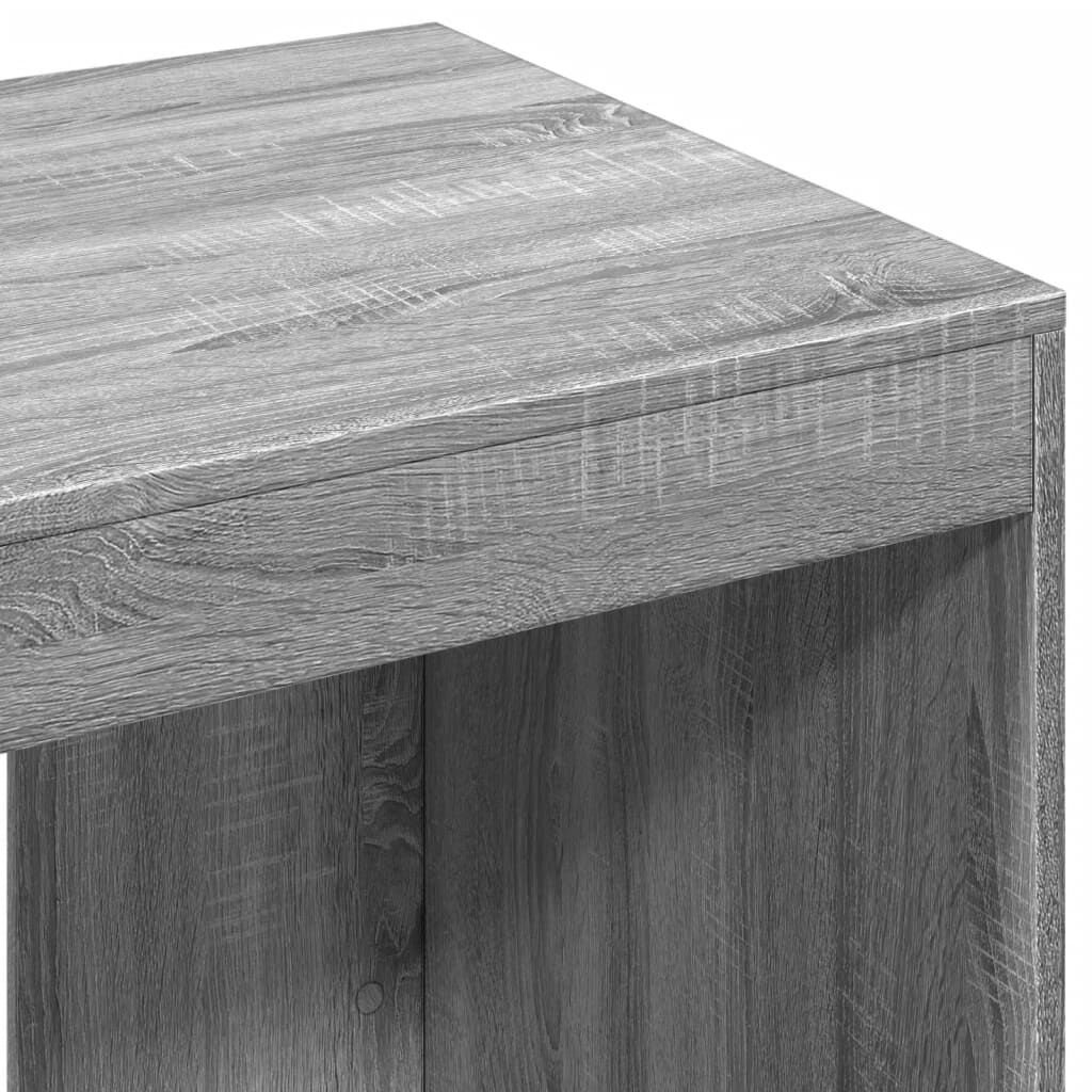 vidaXL Γραφείο Γκρι Sonoma 103,5x56,5x94 εκ. από Επεξεργασμένο Ξύλο