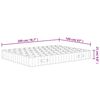 vidaXL Στρώμα με Pocket Springs Μεσαία Σκληρότητα 160 x 200 εκ.