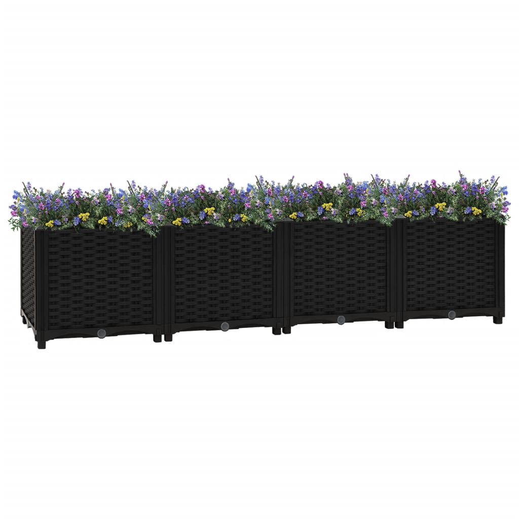 vidaXL Ζαρντινιέρα 160 x 40 x 38 εκ. από Πολυπροπυλένιο