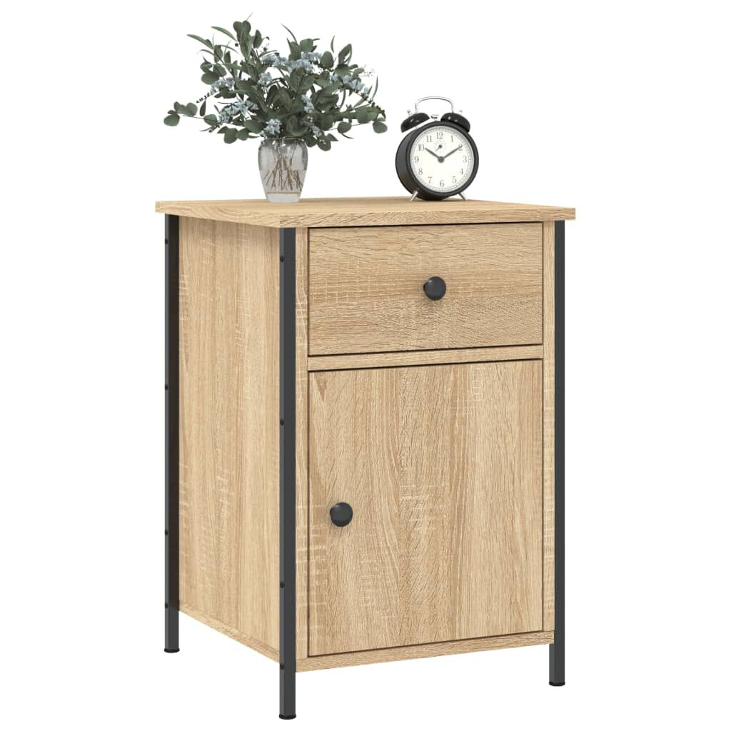 vidaXL Κομοδίνο Sonoma Δρυς 40 x 42 x 60 εκ. από Επεξεργασμένο Ξύλο