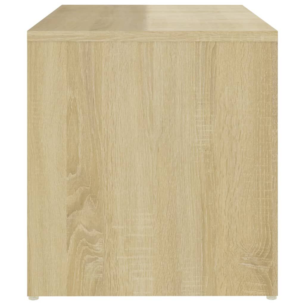 vidaXL Τραπεζάκι Βοηθητικό Sonoma Δρυς 59 x 36 x 38 εκ. από Επεξ. Ξύλο