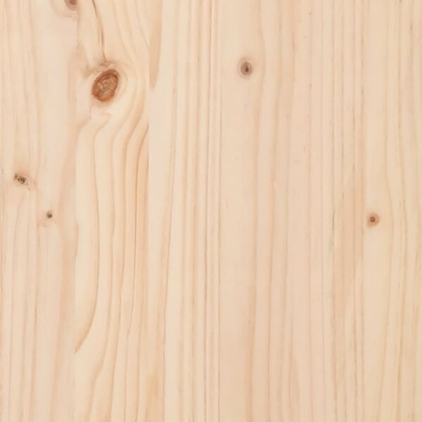 vidaXL Πλαίσιο Κρεβατιού με Κεφαλάρι 180x200 εκ. από Μασίφ Ξύλο