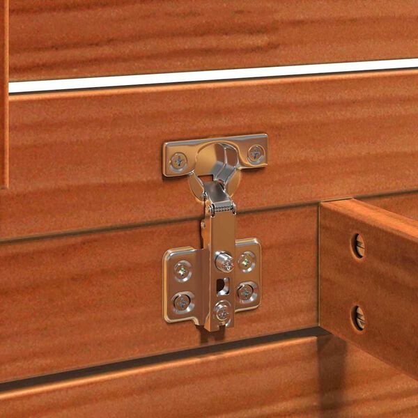 vidaXL Κουτί αποθήκευσης κήπου Καφέ κεριού 101 x 50.5 x 46.5 cm