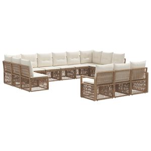 vidaXL &Sigma;&epsilon;&tau; &Kappa;&alpha;&nu;&alpha;&pi;έ &Kappa;ή&pi;&omicron;&upsilon; 13 pcs &Mu;&pi;&epsilon;&zeta; &sigma;&upsilon;&nu;&theta;&epsilon;&tau;&iota;&kappa;ό &rho;&alpha;&tau;ά&nu;