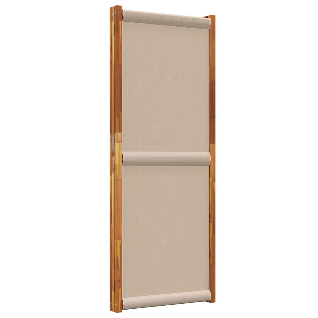 vidaXL Διαχωριστικό Δωματίου με 3 Πάνελ Taupe 210 x 180 εκ.