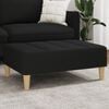 vidaXL Υποπόδιο Μαύρο 77x55x31 εκ. Υφασμάτινο