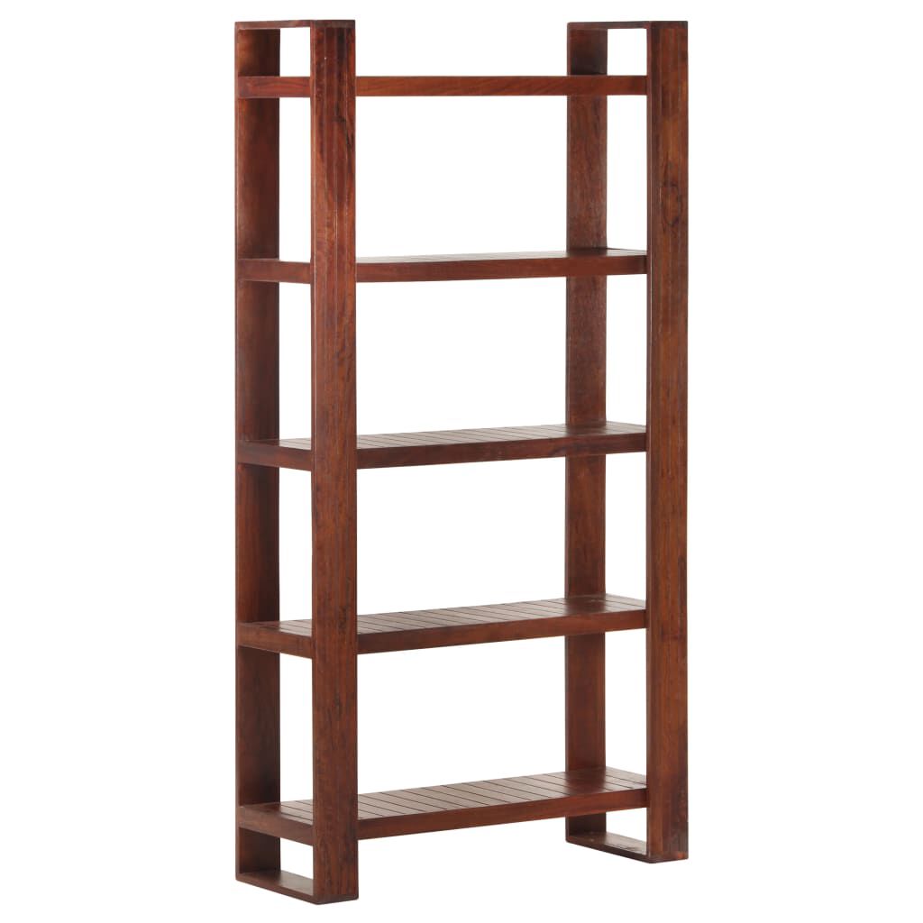 vidaXL Βιβλιοθήκη Καφέ Μελί 85 x 30 x 166 εκ. από Μασίφ Ξύλο Ακακίας