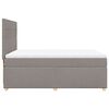 vidaXL &Kappa;&rho;&epsilon;&beta;ά&tau;&iota; Boxspring &mu;&epsilon; &Sigma;&tau;&rho;ώ&mu;&alpha; Taupe 140x200 &epsilon;&kappa;. &Upsilon;&phi;&alpha;&sigma;&mu;ά&tau;&iota;&nu;&omicron;