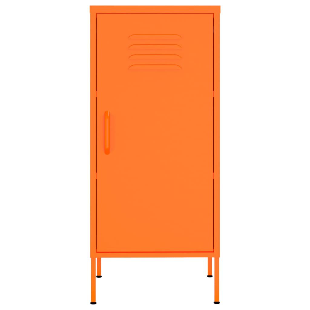 vidaXL Ντουλάπι Αποθήκευσης Πορτοκαλί 42,5x35x101,5 εκ. από Ατσάλι