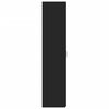 vidaXL Ντουλάπι Μαύρο 30x42,5x185 εκ. από Επεξεργασμένο Ξύλο