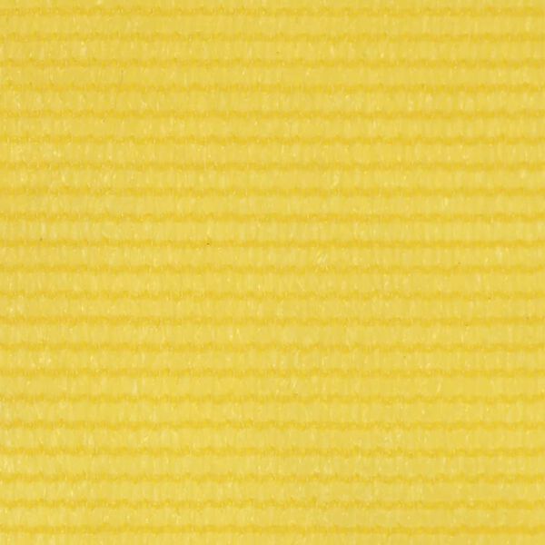 vidaXL Διαχωριστικό Βεράντας Κίτρινο 120 x 600 εκ. από HDPE
