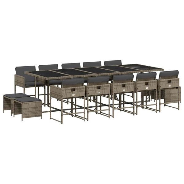 vidaXL &Sigma;&epsilon;&tau; &Tau;&rho;&alpha;&pi;&epsilon;&zeta;&alpha;&rho;ί&alpha;&sigmaf; &Kappa;ή&pi;&omicron;&upsilon; 15 &tau;&epsilon;&mu;. &Gamma;&kappa;&rho;&iota; &Sigma;&upsilon;&nu;&theta;&epsilon;&tau;&iota;&kappa;ό &Rho;&alpha;&tau;ά&nu; &mu;&epsilon; &Mu;&alpha;&xi;&iota;&lambda;ά&rho;&iota;&alpha;