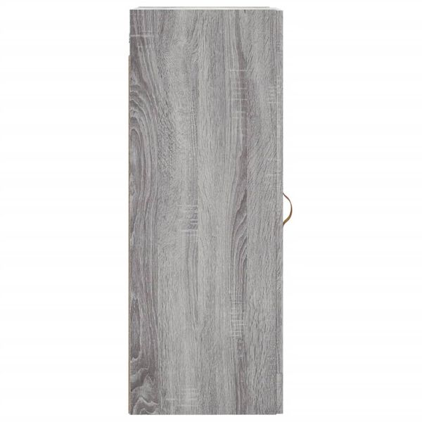 vidaXL Ντουλάπι Τοίχου Γκρι Sonoma 34,5 x 34 x 90 εκ. Επεξεργ. Ξύλο