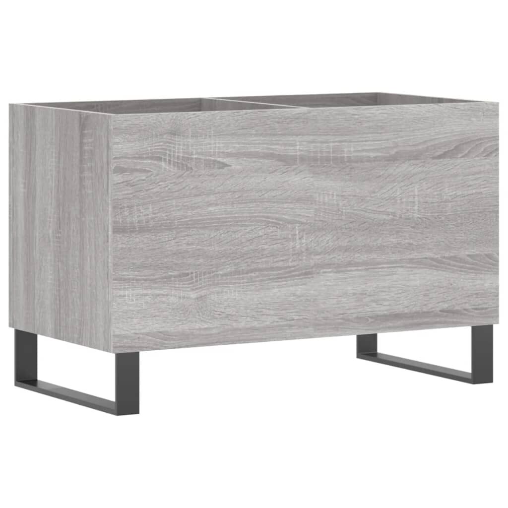 vidaXL Δισκοθήκη Γκρι Sonoma 74,5 x 38 x 48 εκ. από Επεξεργασμένο Ξύλο