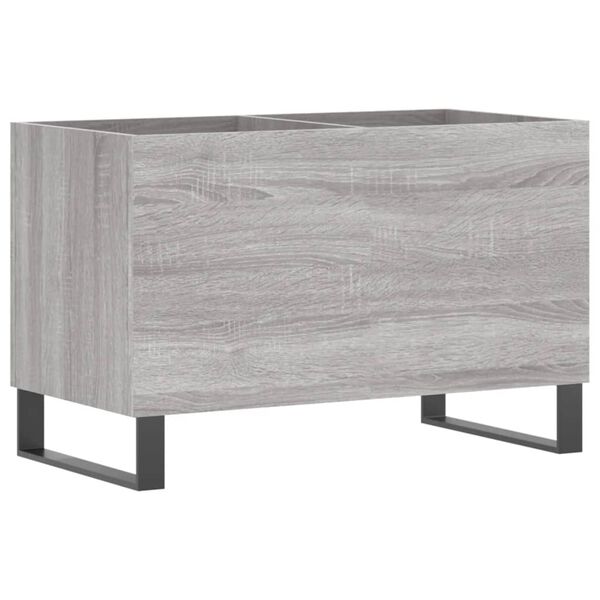 vidaXL Δισκοθήκη Γκρι Sonoma 74,5 x 38 x 48 εκ. από Επεξεργασμένο Ξύλο
