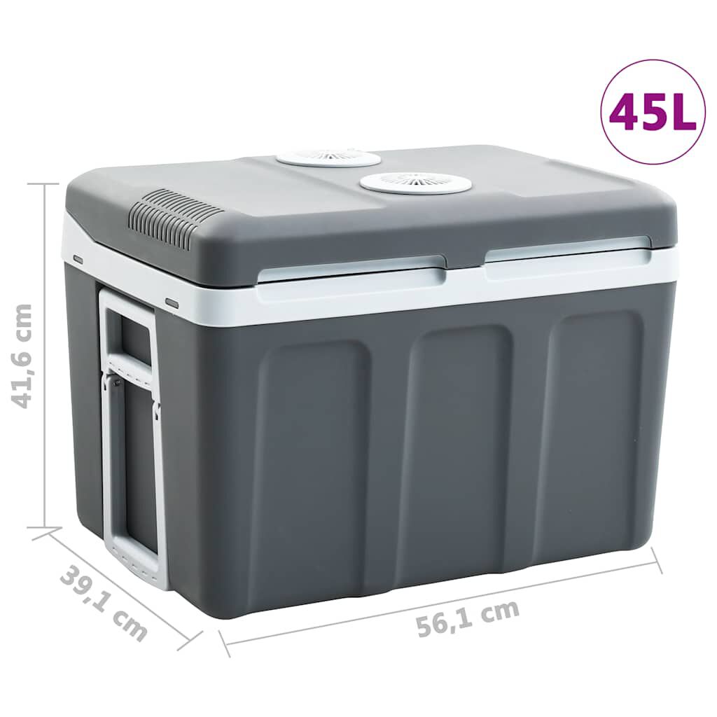 vidaXL Ψυγείο Φορητό Θερμοηλεκτρικό 40 Λίτρα 12 V 230 V