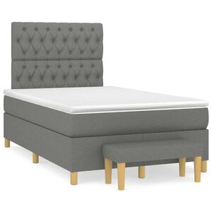 vidaXL &Kappa;&rho;&epsilon;&beta;ά&tau;&iota; Boxspring &mu;&epsilon; &Sigma;&tau;&rho;ώ&mu;&alpha; &Sigma;&kappa;&omicron;ύ&rho;&omicron; &Gamma;&kappa;&rho;&iota; 120x190 &epsilon;&kappa; &Upsilon;&phi;&alpha;&sigma;&mu;ά&tau;&iota;&nu;&omicron;