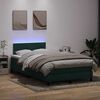 vidaXL &Kappa;&rho;&epsilon;&beta;ά&tau;&iota; Boxspring &mu;&epsilon; &Sigma;&tau;&rho;ώ&mu;&alpha; & LED &Sigma;&kappa;&omicron;ύ&rho;&omicron; &Pi;&rho;ά&sigma;&iota;&nu;&omicron; 120x210&epsilon;&kappa;. &Beta;&epsilon;&lambda;&omicron;ύ&delta;&iota;&nu;&omicron;