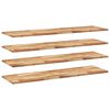 vidaXL &Rho;ά&phi;&iota;&alpha; &Pi;&lambda;&omega;&tau;ά 4 &tau;&epsilon;&mu;. 120x40x2 &epsilon;&kappa;. &alpha;&pi;ό &Mu;&alpha;&sigma;ί&phi; &Xi;ύ&lambda;&omicron; &Alpha;&kappa;&alpha;&kappa;ί&alpha;&sigmaf; &mu;&epsilon; &Phi;&iota;&nu;ί&rho;&iota;&sigma;&mu;&alpha; &Lambda;&alpha;&delta;&iota;&omicron;ύ
