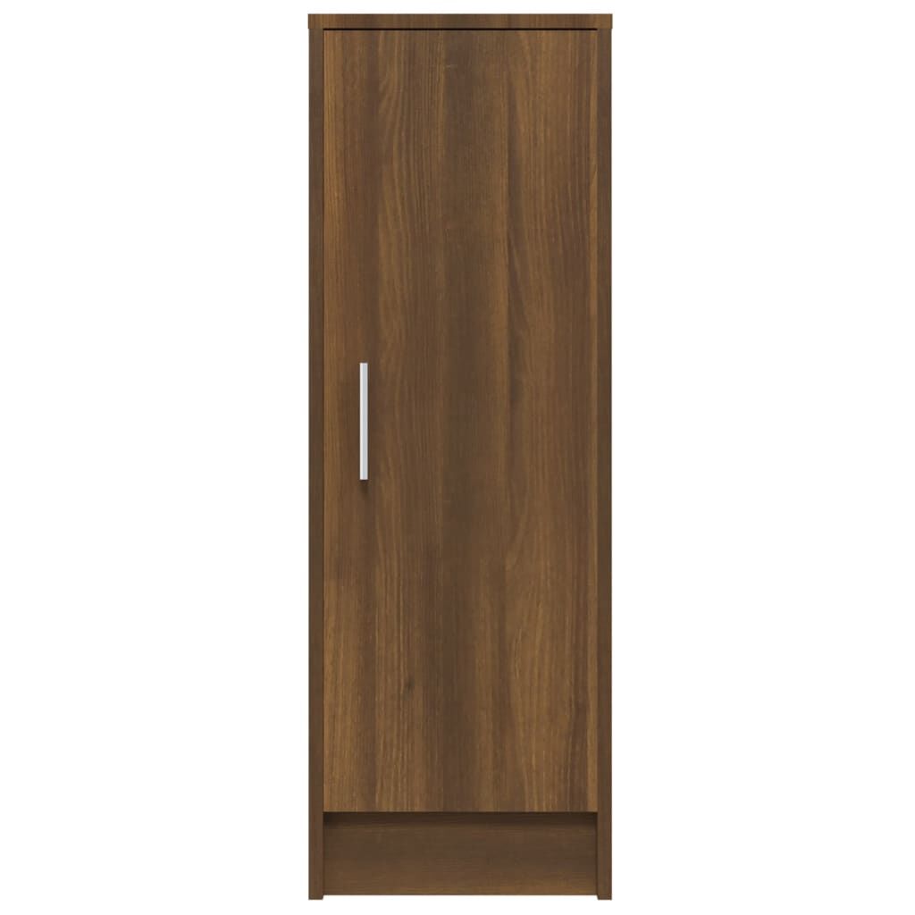 vidaXL Παπουτσοθήκη Καφέ Δρυς 32 x 35 x 92 εκ. από Επεξεργασμένο Ξύλο
