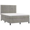 vidaXL &Kappa;&rho;&epsilon;&beta;ά&tau;&iota; Boxspring &mu;&epsilon; &Sigma;&tau;&rho;ώ&mu;&alpha; &Alpha;&nu;&omicron;&iota;&chi;&tau;ό &Gamma;&kappa;&rho;&iota; 140x200 &epsilon;&kappa;. &Beta;&epsilon;&lambda;&omicron;ύ&delta;&iota;&nu;&omicron;