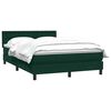 vidaXL &Kappa;&rho;&epsilon;&beta;ά&tau;&iota; Boxspring &mu;&epsilon; &Sigma;&tau;&rho;ώ&mu;&alpha; &Sigma;&kappa;&omicron;ύ&rho;&omicron; &Pi;&rho;ά&sigma;&iota;&nu;&omicron; 160x210&epsilon;&kappa;. &Beta;&epsilon;&lambda;&omicron;ύ&delta;&iota;&nu;&omicron;