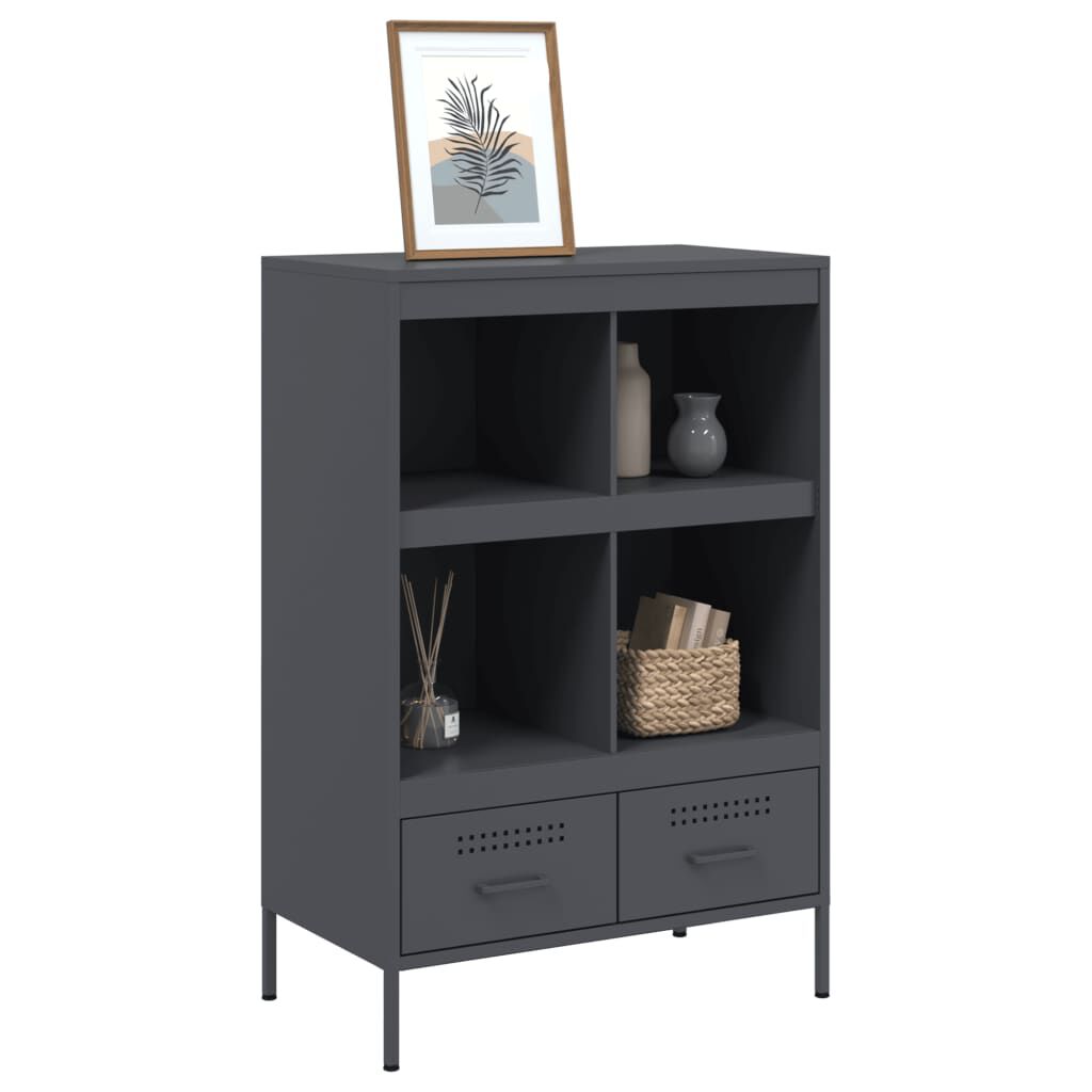 vidaXL Ντουλάπι Ανθρακί 68x39x101,5 εκ. από Χάλυβα