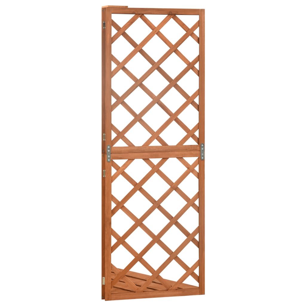 vidaXL Καφασωτό Γωνιακό 50 x 50 x 145 εκ. Μασίφ Ξύλο Ελάτης