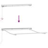 vidaXL Σκελετός Τέντας Λευκό 2.5 x 2 m