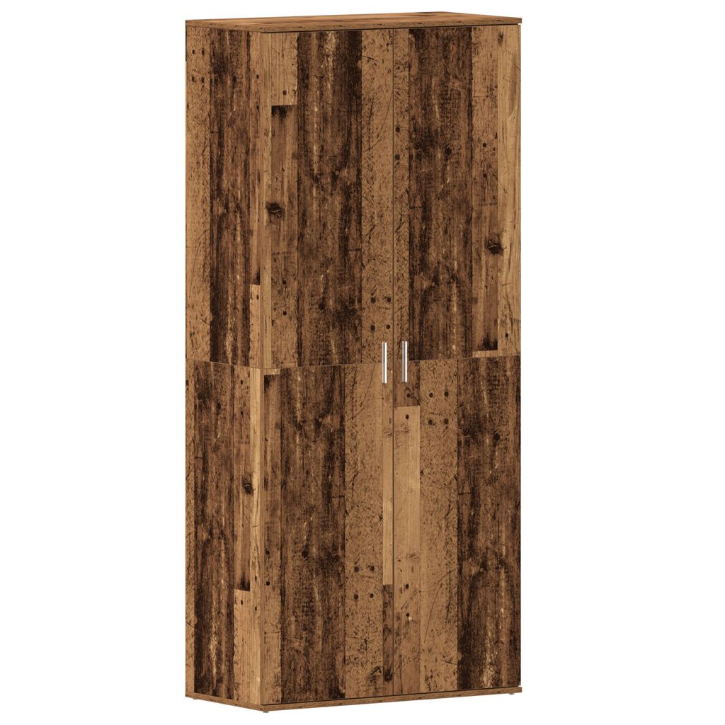 vidaXL Ντουλάπα Παπουτσιών Παλιού Ξύλου 80x39x180 εκ. Επεξεργασμένο Ξύλο