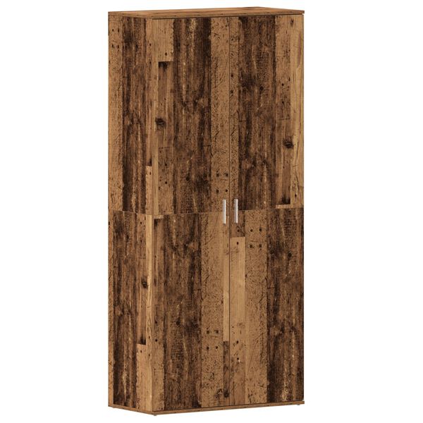 vidaXL Ντουλάπα Παπουτσιών Παλιού Ξύλου 80x39x180 εκ. Επεξεργασμένο Ξύλο
