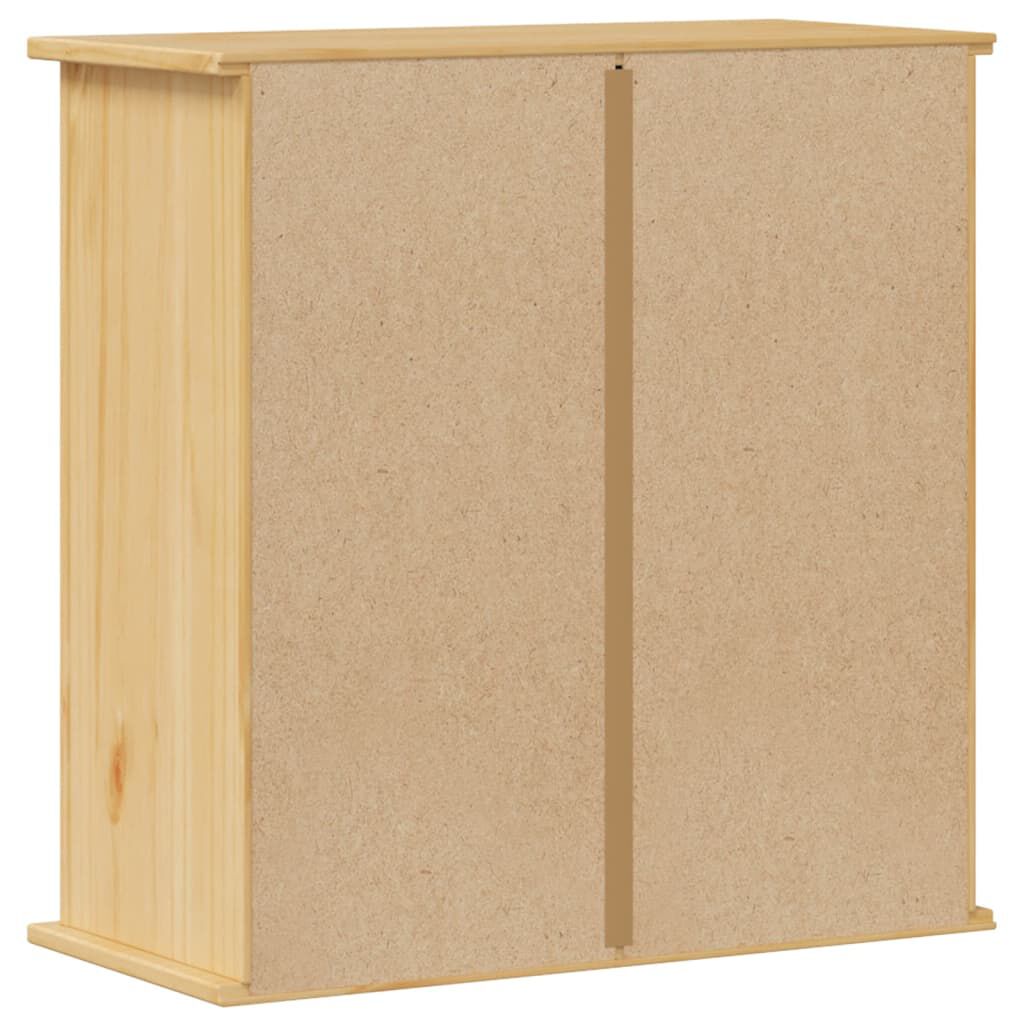 vidaXL Ντουλάπι Μπάνιου Επιτ. Corona 70x33x71,5εκ. Μασίφ Ξύλο Πεύκου