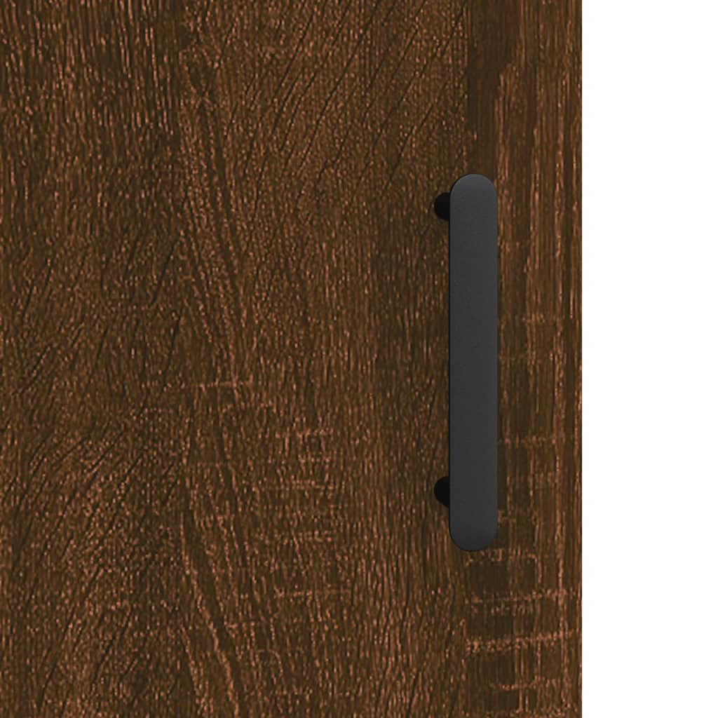 vidaXL Ντουλάπι Καφέ Δρυς 34,5 x 34 x 90 εκ. Επεξεργασμένο Ξύλο