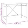 vidaXL Γραφείο Sonoma Δρυς 100 x 50 x 75 εκ. από Επεξεργασμένο Ξύλο
