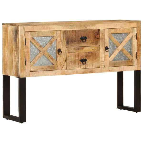 vidaXL Κονσόλα 110 x 30 x 74 εκ. από Ακατέργαστο Ξύλο Μάνγκο