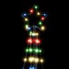vidaXL Χριστουγεννιάτικο δέντρο LED 363 LED πολύχρωμα 182 εκ.