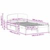 vidaXL Σκελετός Κρεβατιού Φυσικό 140 x 190 cm Στερεά ξυλεία πεύκου