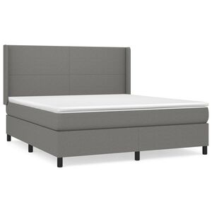 vidaXL &Kappa;&rho;&epsilon;&beta;ά&tau;&iota; Boxspring &mu;&epsilon; &Sigma;&tau;&rho;ώ&mu;&alpha; &Sigma;&kappa;&omicron;ύ&rho;&omicron; &Gamma;&kappa;&rho;&iota; 180x200 &epsilon;&kappa; &Upsilon;&phi;&alpha;&sigma;&mu;ά&tau;&iota;&nu;