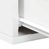 vidaXL Κομοδίνο Κρεμαστό Γυαλιστερό Λευκό 40x30x15 εκ. από Επεξ. Ξύλο