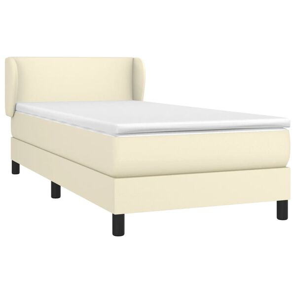 vidaXL &Kappa;&rho;&epsilon;&beta;ά&tau;&iota; Boxspring &mu;&epsilon; &Sigma;&tau;&rho;ώ&mu;&alpha; &Kappa;&rho;&epsilon;&mu; 80 x 200 &epsilon;&kappa;. &Sigma;&upsilon;&nu;&theta;&epsilon;&tau;&iota;&kappa;ό &Delta;έ&rho;&mu;&alpha;